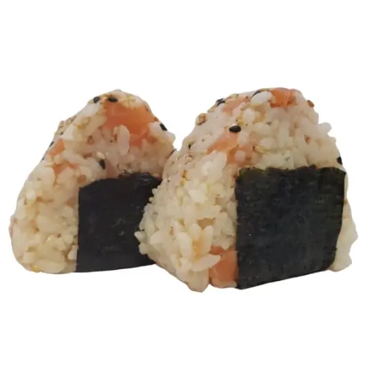 Onigiri (tartare de saumon crème de sésame)